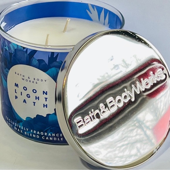 Moonlight Path Bath & Body Works 3 Wick Candle - Picture 3 of 3